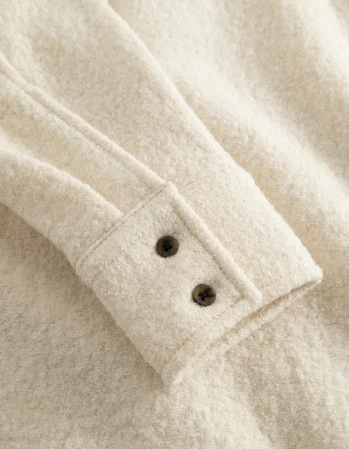 Men Kaleb Overshirt 8211 Ivory Les Deux ShirtsOvershirts
