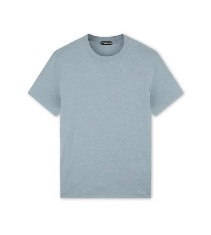 Men Knitwear Tom Ford Cotton Blend Crew Neck TShirt