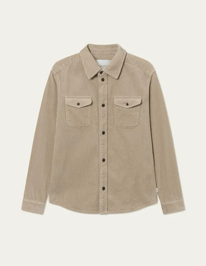 Men Kody Heavy Corduroy Overshirt 8211 Light Desert Sand Les Deux ShirtsOvershirts Men Kody Heavy Corduroy Overshirt 8211 Light Desert Sand Les Deux ShirtsOvershirts