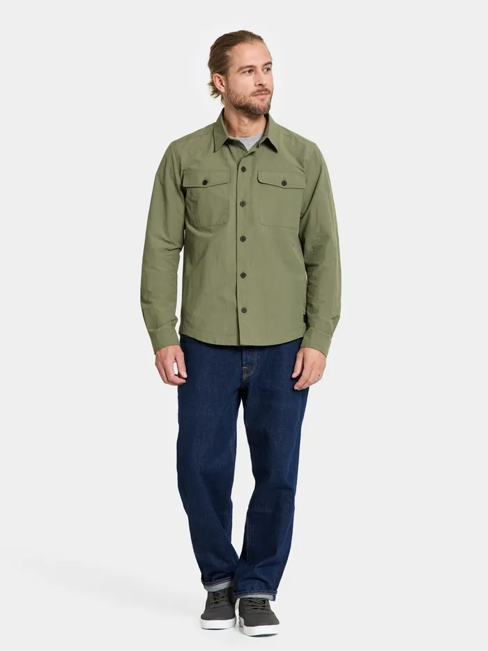 Men Lennox Jacket Dusty Olive Didriksons Hoodies and Sweatshirts