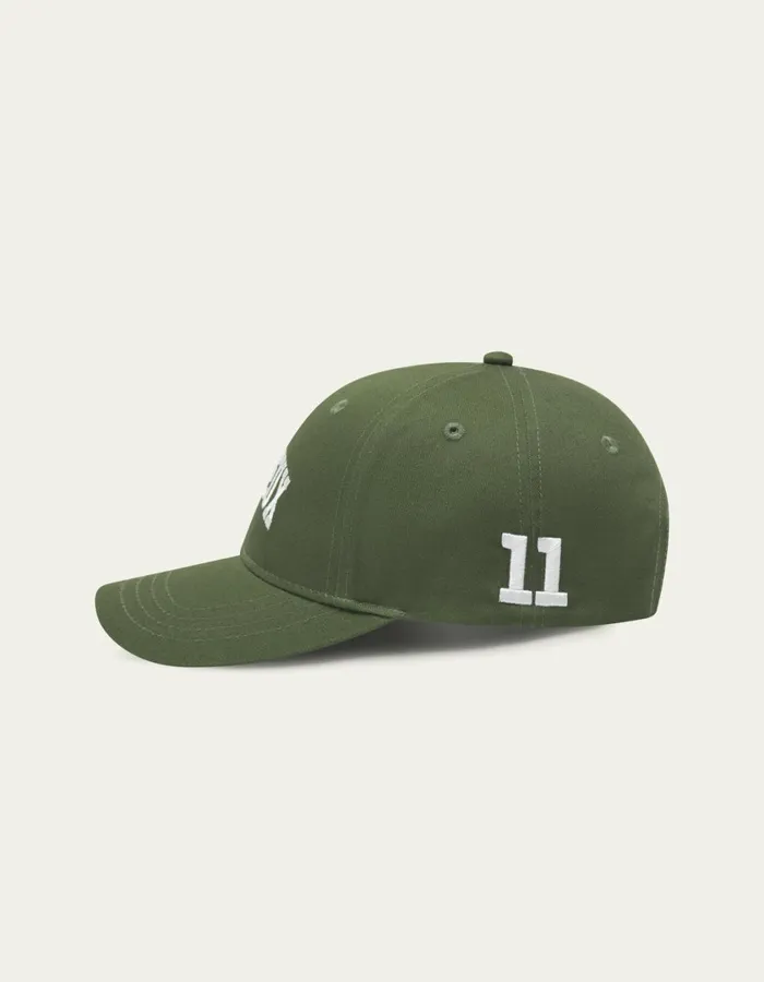 Men Les Deux 11 Baseball Cap 8211 Chive GreenWhite Les Deux CapsHats