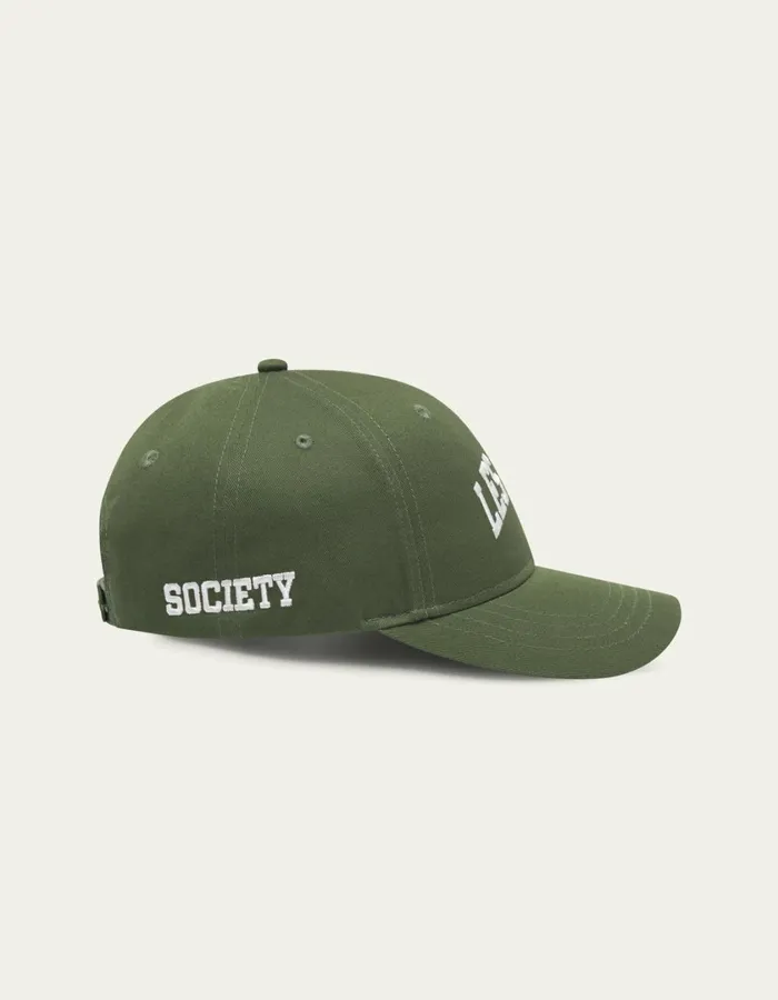 Men Les Deux 11 Baseball Cap 8211 Chive GreenWhite Les Deux CapsHats