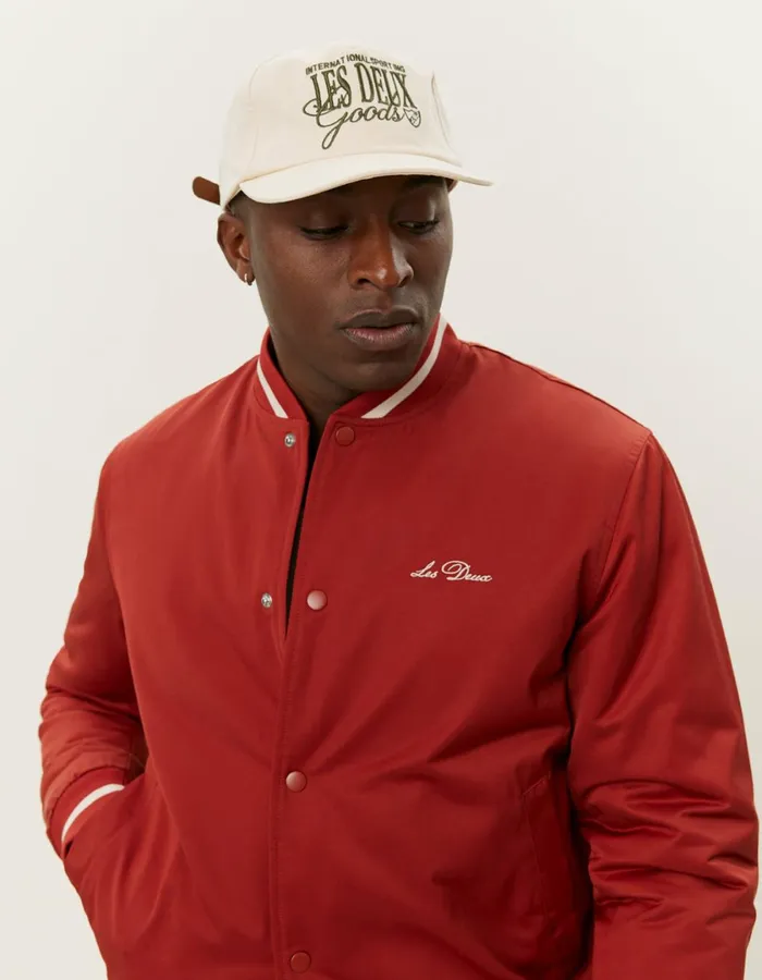 Men Les Deux Tech Varsity Jacket 8211 Bossa Nova Les Deux JacketsCoats