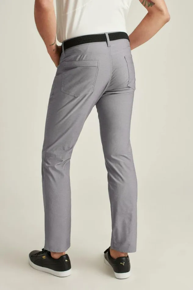 Men Lightweight 5Pocket Golf Pant Heather Charcoal Bonobos Golf Pants
