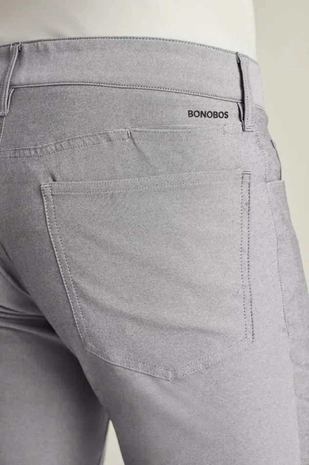 Men Lightweight 5Pocket Golf Pant Heather Charcoal Bonobos Golf Pants