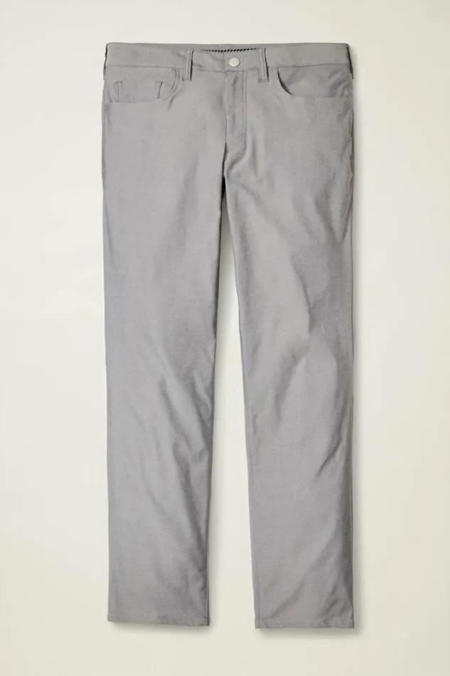 Men Lightweight 5Pocket Golf Pant Heather Charcoal Bonobos Golf Pants