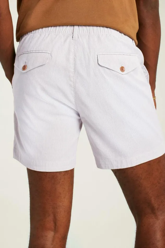 Men Lightweight Chino Short Tan White Stripe Bonobos Chino Shorts