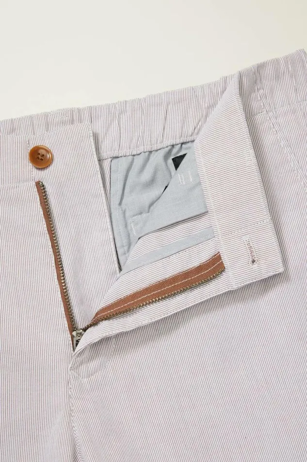 Men Lightweight Chino Short Tan White Stripe Bonobos Chino Shorts