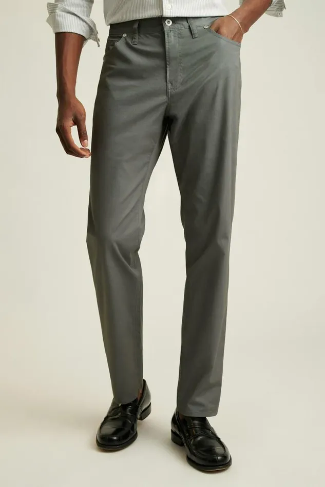 Men Lightweight Travel Jean Lava Smoke Dark Grey Bonobos Jeans
