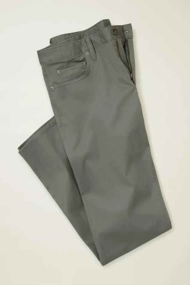 Men Lightweight Travel Jean Lava Smoke Dark Grey Bonobos Jeans