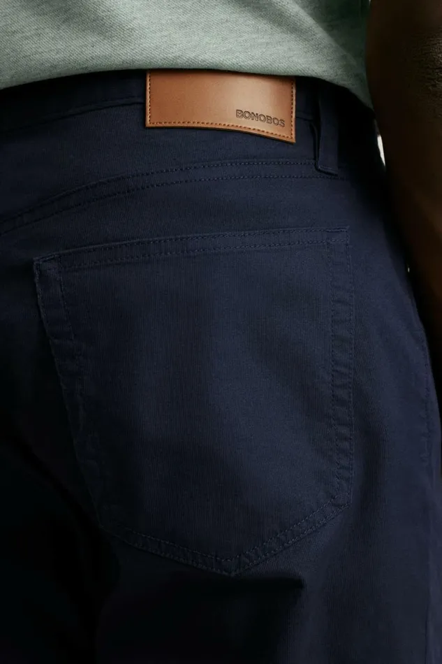 Men Lightweight Travel Jean Maritime Blue Bonobos Jeans