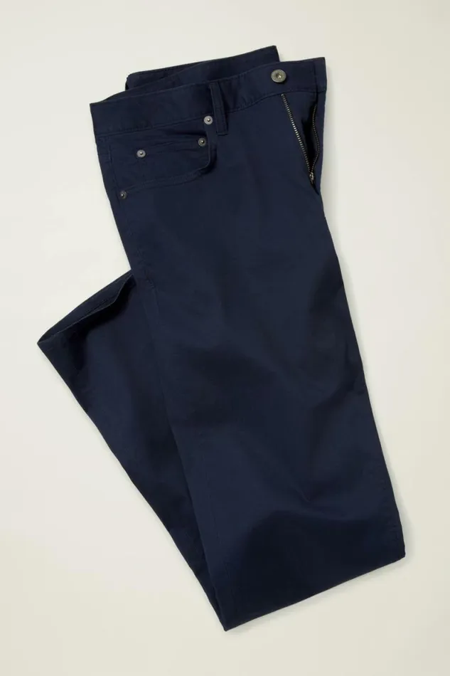 Men Lightweight Travel Jean Maritime Blue Bonobos Jeans