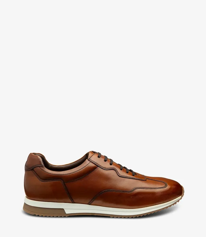 Men Linford Chestnut Brown Trainers and Sneakers Loake