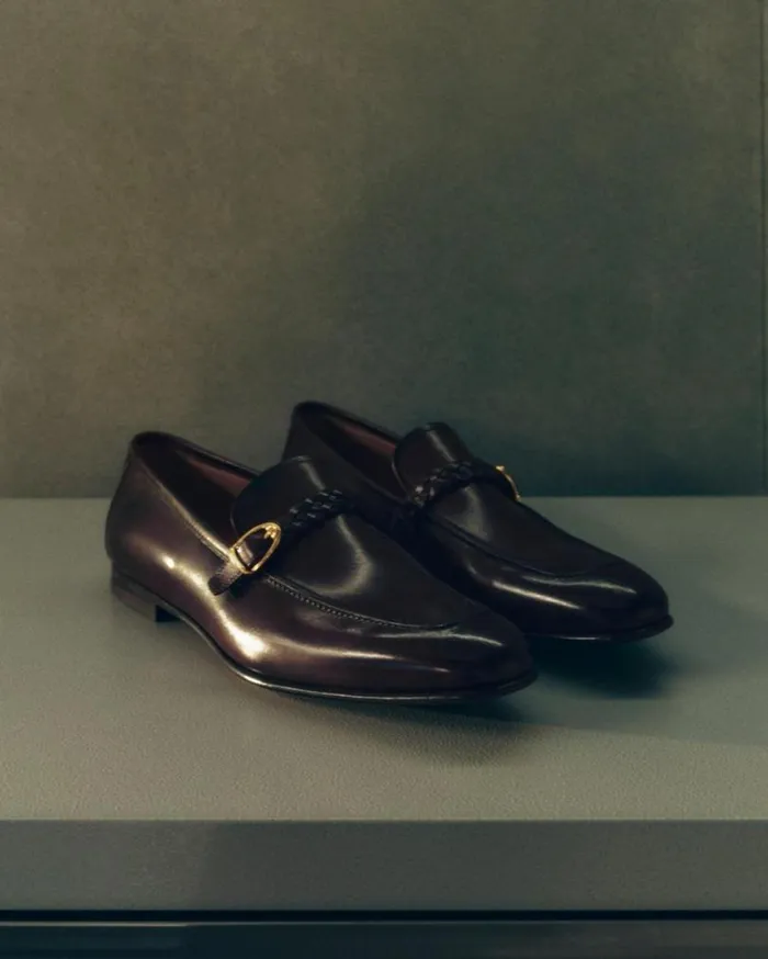 Men Loafers Tom Ford Burnished Leather Martin Loafer Men Loafers Tom Ford Burnished Leather Martin Loafer