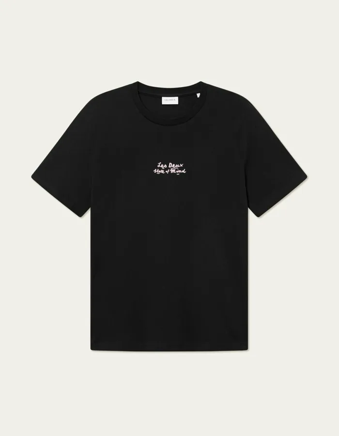 Men Luca TShirt 8211 BlackBlack Les Deux Tshirts