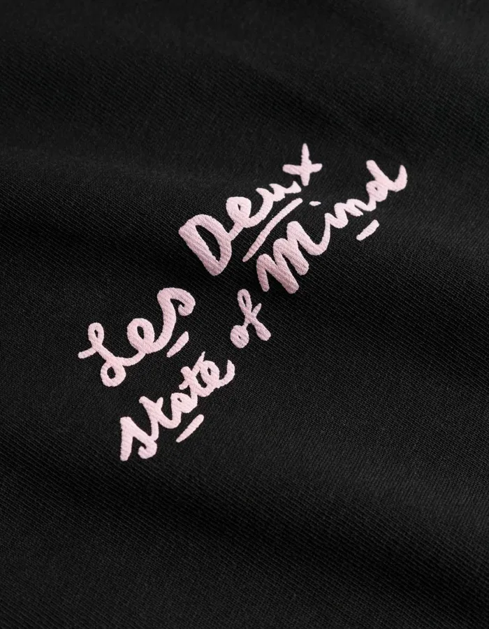 Men Luca TShirt 8211 BlackBlack Les Deux Tshirts