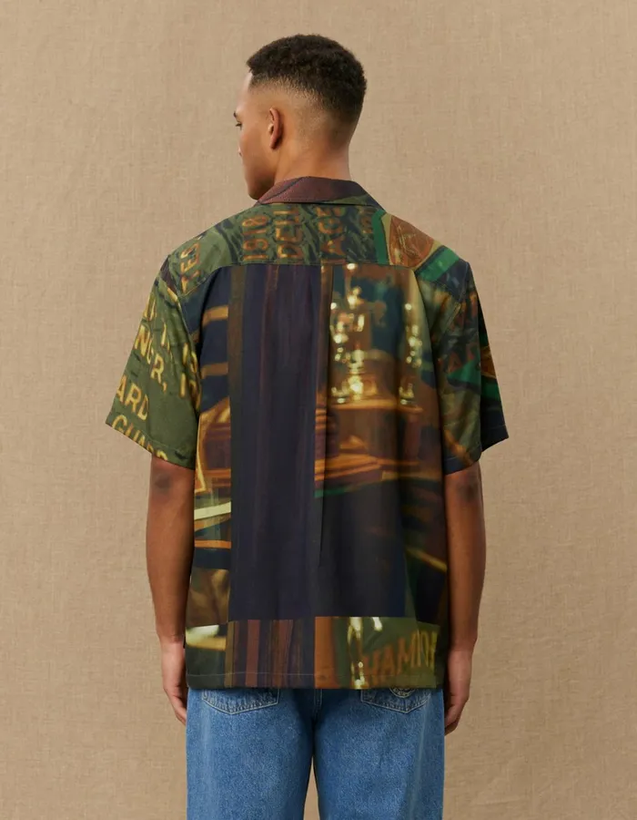 Men Lukas Sport AOP SS Shirt 8211 Multicolor Les Deux ShirtsOvershirts