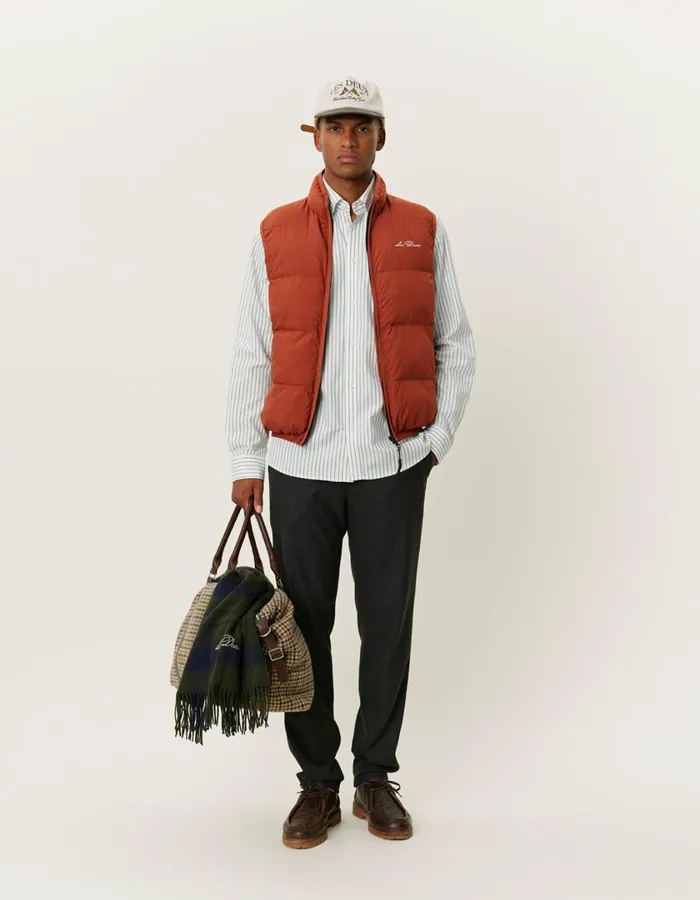 Men Newport Padded Vest 8211 Arabian Spice Les Deux JacketsCoats