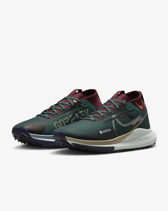 Men Nike All Shoes Pegasus Trail 4 GORETEX Deep Junglenight Maroonashen Slatekhaki