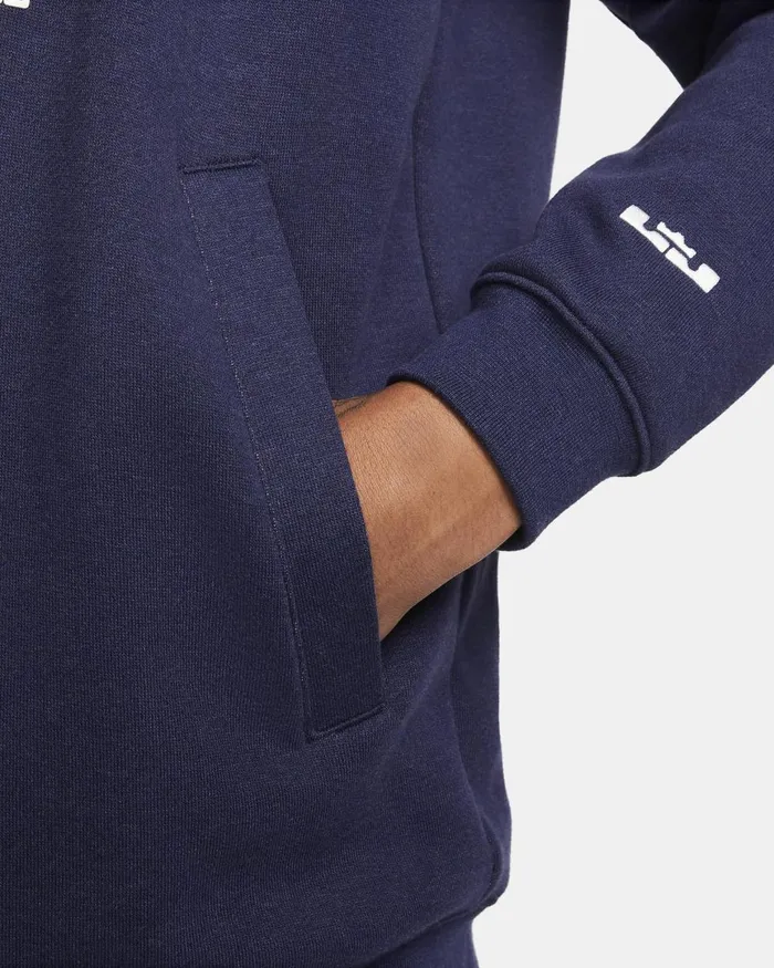 Men Nike Hoodies And Sweatshirts LeBron Purple Inkheatherphantom