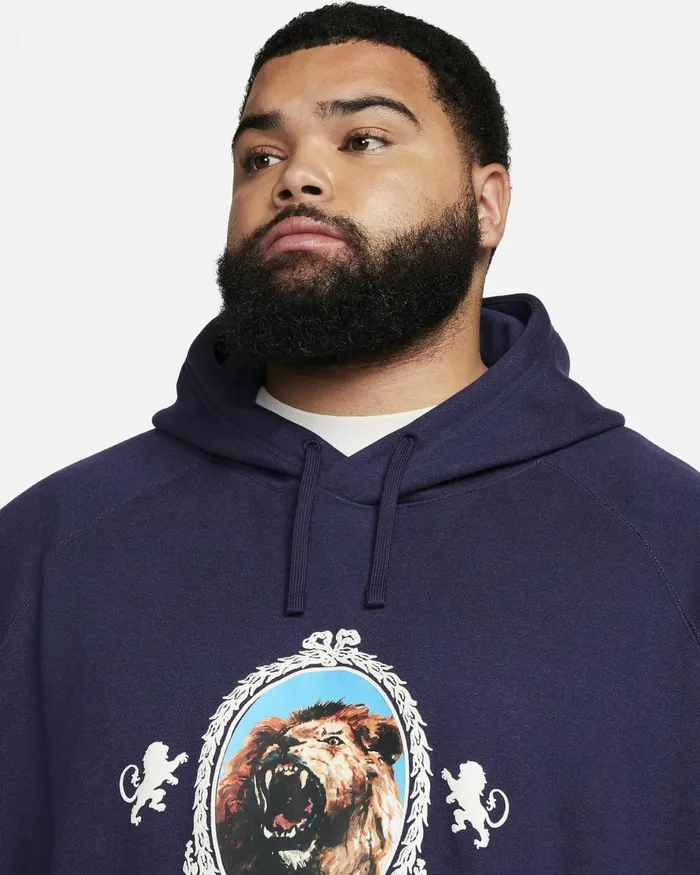 Men Nike Hoodies And Sweatshirts LeBron Purple Inkheatherphantom