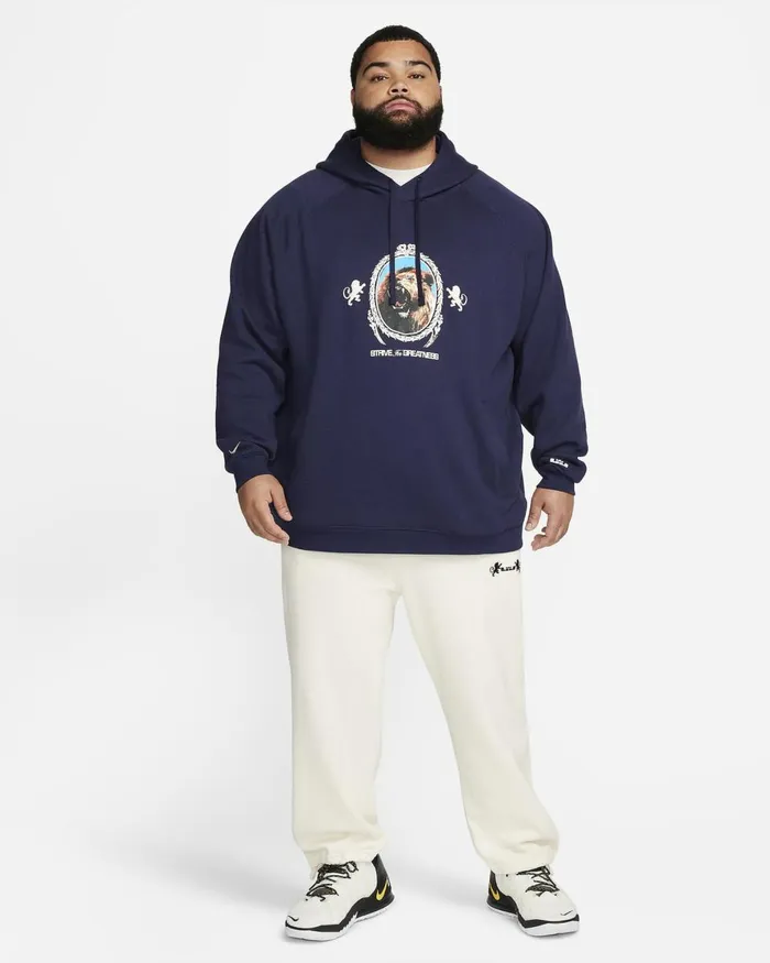 Men Nike Hoodies And Sweatshirts LeBron Purple Inkheatherphantom