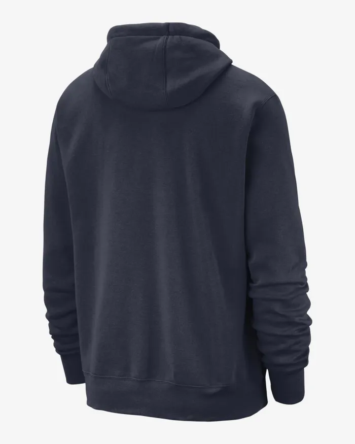Men Nike Hoodies And Sweatshirts Philadelphia 76ers Club Fleece City Edition College Navy