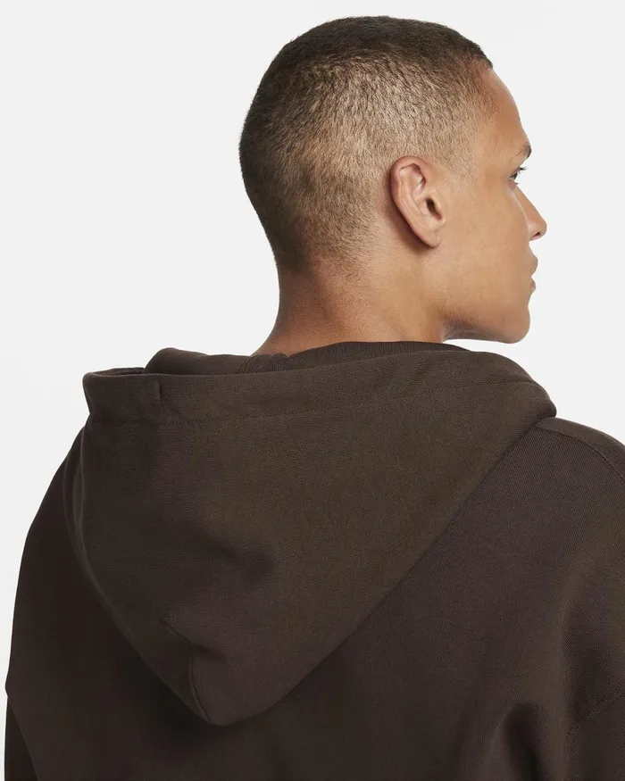 Men Nike Hoodies And Sweatshirts Solo Swoosh Baroque Brownwhite