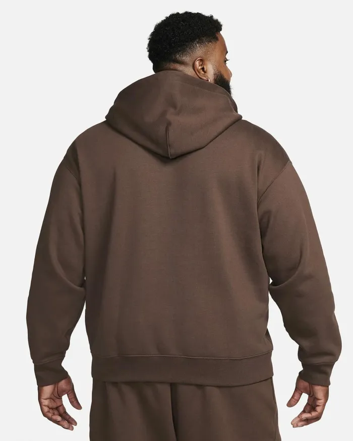 Men Nike Hoodies And Sweatshirts Solo Swoosh Baroque Brownwhite