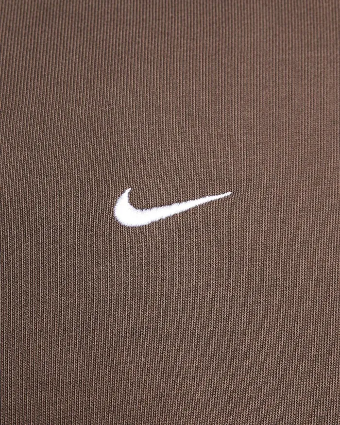 Men Nike Hoodies And Sweatshirts Solo Swoosh Baroque Brownwhite