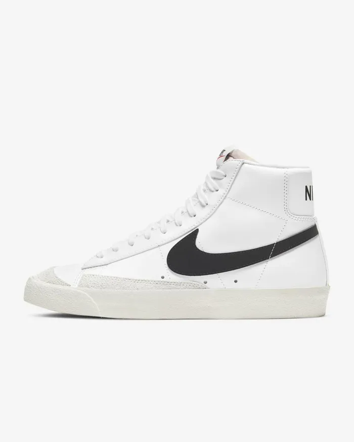 Men Nike Lifestyle Blazer Mid 03977 Vintage Whiteblack