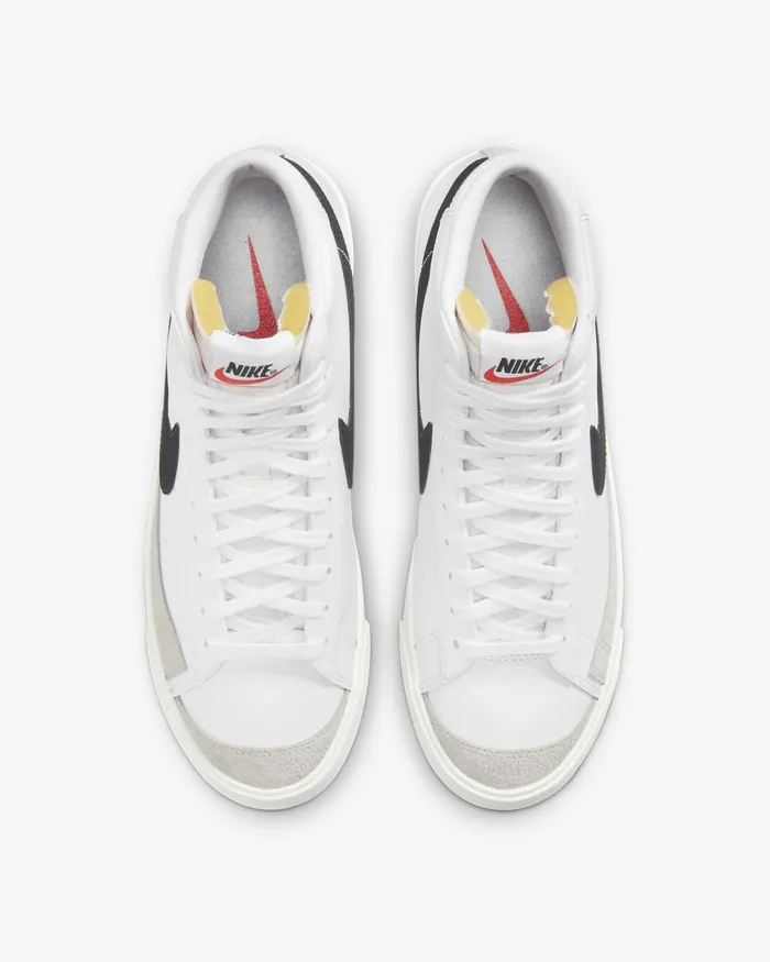 Men Nike Lifestyle Blazer Mid 03977 Vintage Whiteblack
