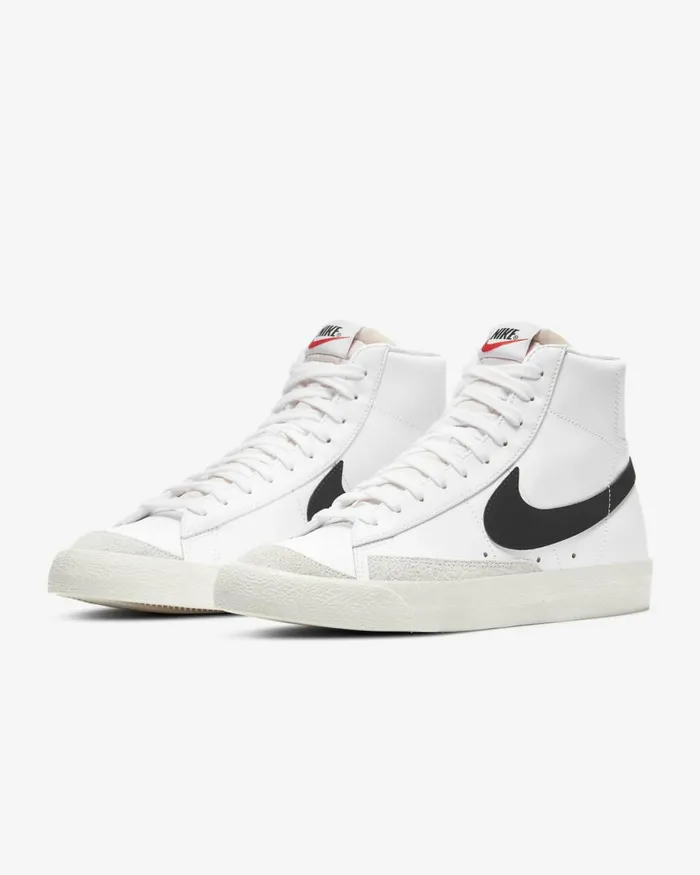 Men Nike Lifestyle Blazer Mid 03977 Vintage Whiteblack
