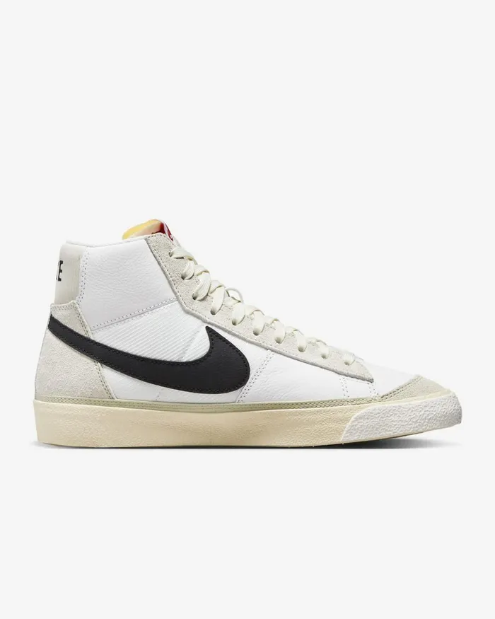 Men Nike Lifestyle Blazer Mid Pro Club Whitelight Bonesummit Whiteblack