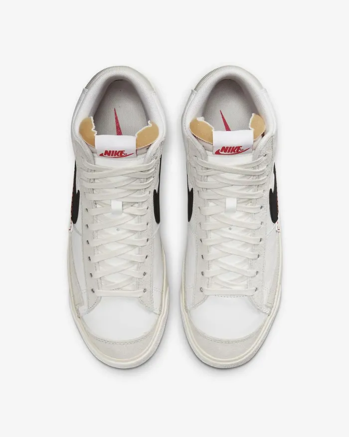 Men Nike Lifestyle Blazer Mid Pro Club Whitelight Bonesummit Whiteblack