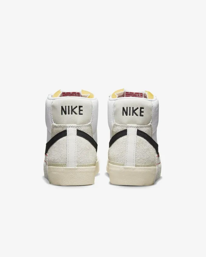 Men Nike Lifestyle Blazer Mid Pro Club Whitelight Bonesummit Whiteblack