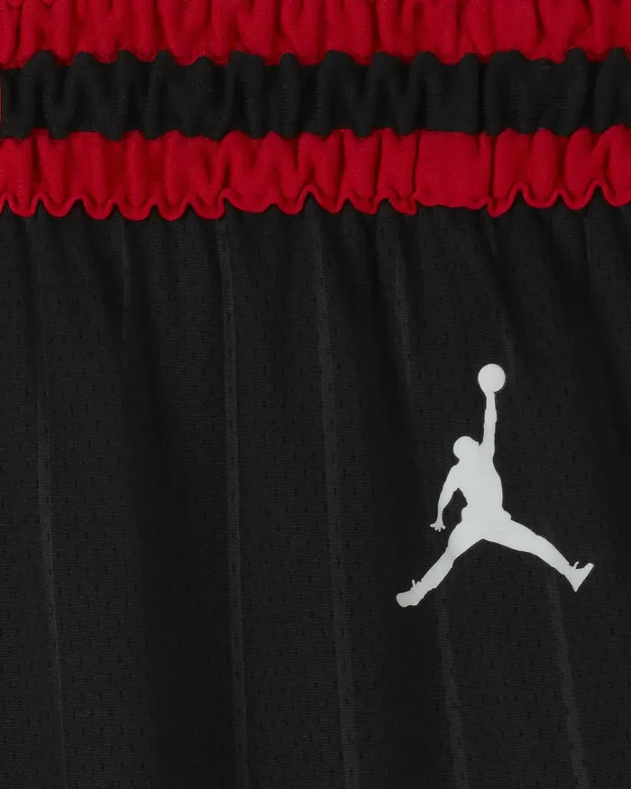 Men Nike Shorts Chicago Bulls Statement Edition Blackuniversity Redwhite