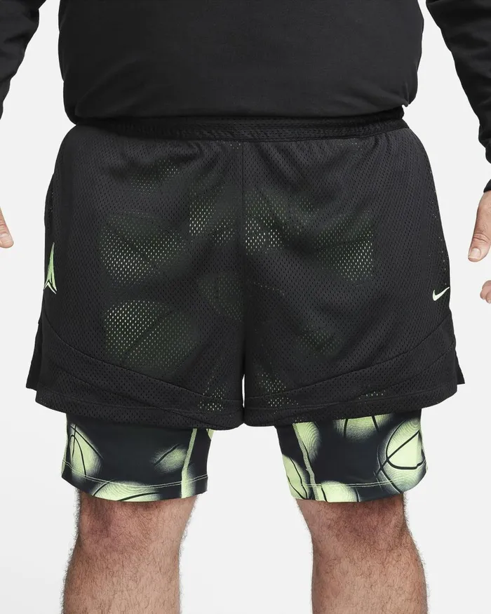Men Nike Shorts JA Blacklime Blast