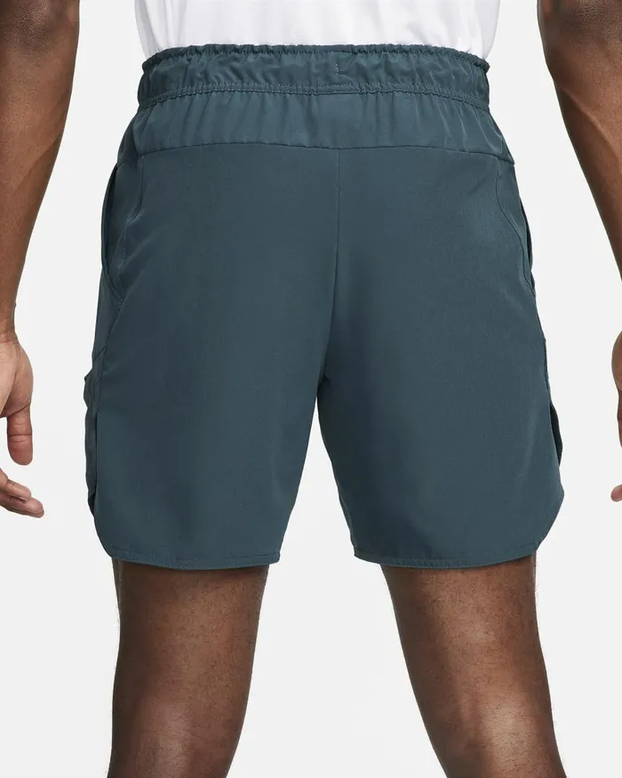 Men Nike Shorts NikeCourt DriFIT Advantage Deep Junglelime Blastwhite