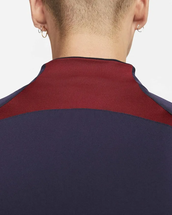 Men Nike Tracksuits Paris SaintGermain Strike Blackened Blueblackened Blueteam Redgold Suede