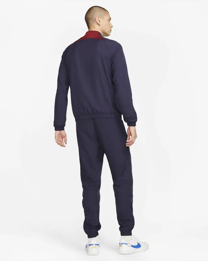 Men Nike Tracksuits Paris SaintGermain Strike Blackened Blueblackened Blueteam Redgold Suede