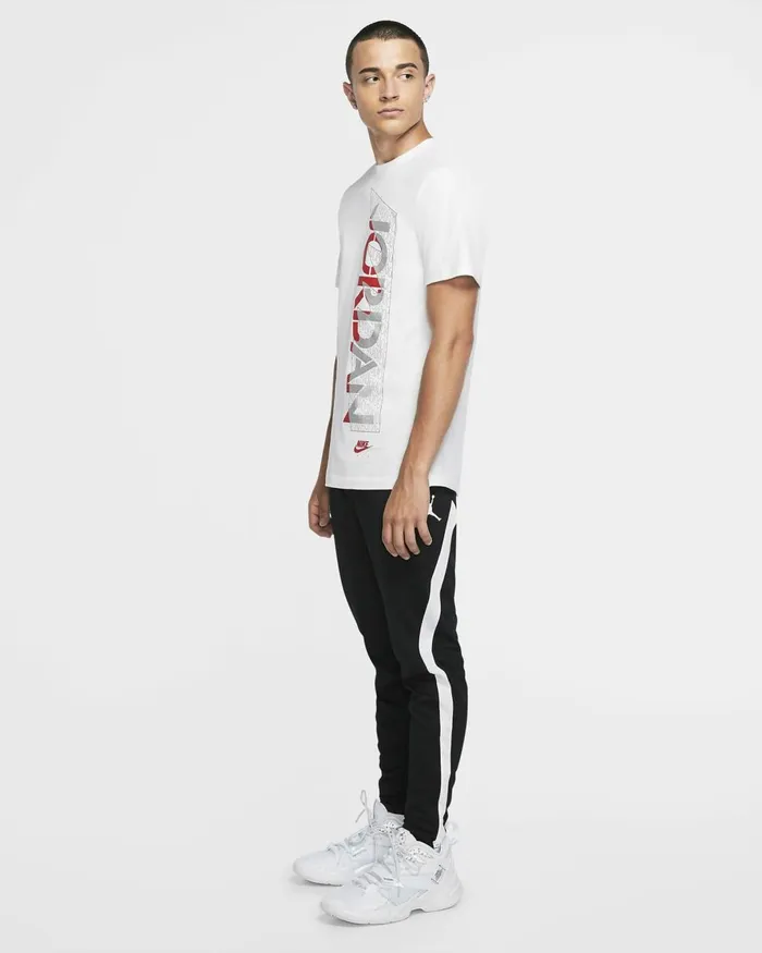Men Nike Trousers And Tights Jordan DriFIT Air Blackwhitewhite