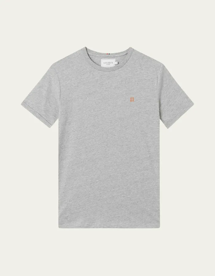 Men Norregaard TShirt 8211 Grey Melange Les Deux Tshirts