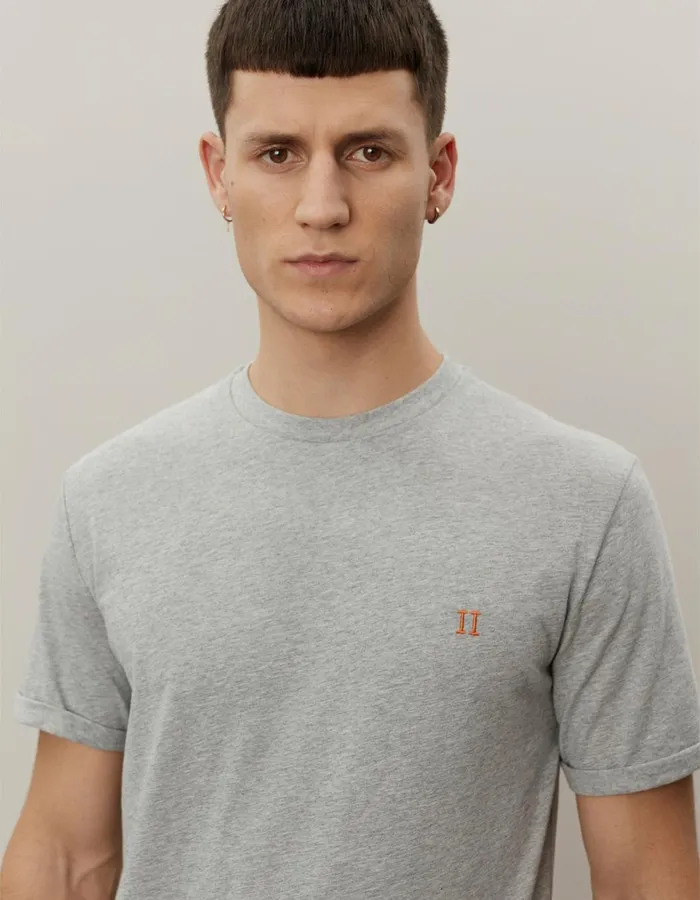Men Norregaard TShirt 8211 Grey Melange Les Deux Tshirts