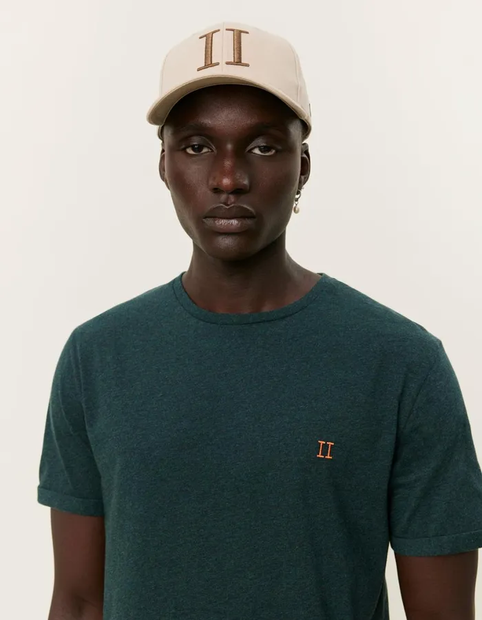 Men Norregaard TShirt 8211 Seasonal 8211 Pine Green MelangeOrange Les Deux Tshirts