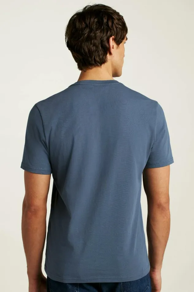 Men Organic Cotton Pocket Tee Bright Navy Bonobos Short Sleeve Tees