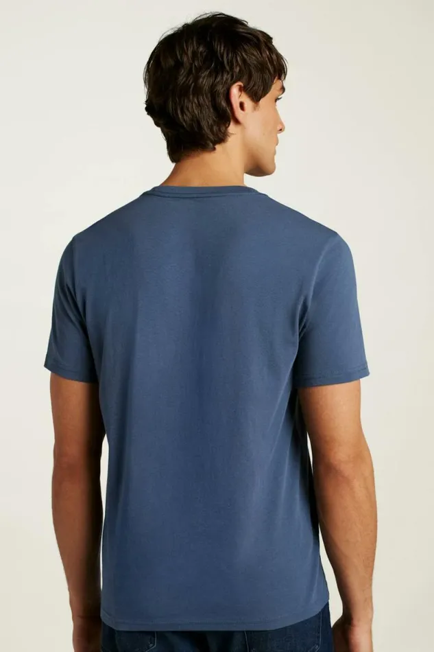 Men Organic Cotton Tee Bright Navy Bonobos Short Sleeve Tees