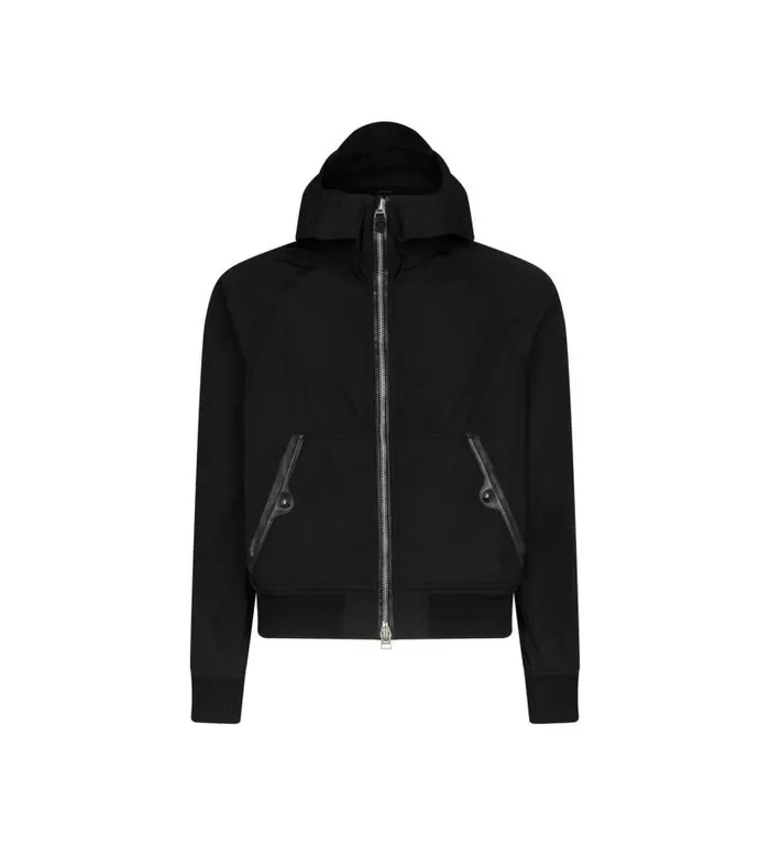 Men Outerwear Tom Ford Hooded Blouson Black