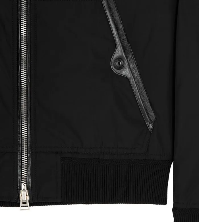 Men Outerwear Tom Ford Hooded Blouson Black Men Outerwear Tom Ford Hooded Blouson Black