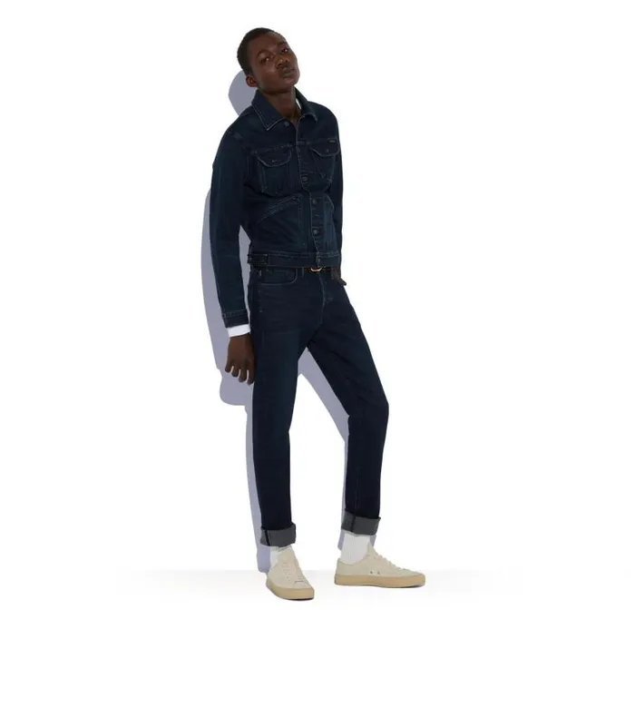 Men Outerwear Tom Ford Japanese Selvedge Denim Jacket Vintage Indigo Men Outerwear Tom Ford Japanese Selvedge Denim Jacket Vintage Indigo